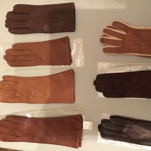 Gloves, women’s vintage leather